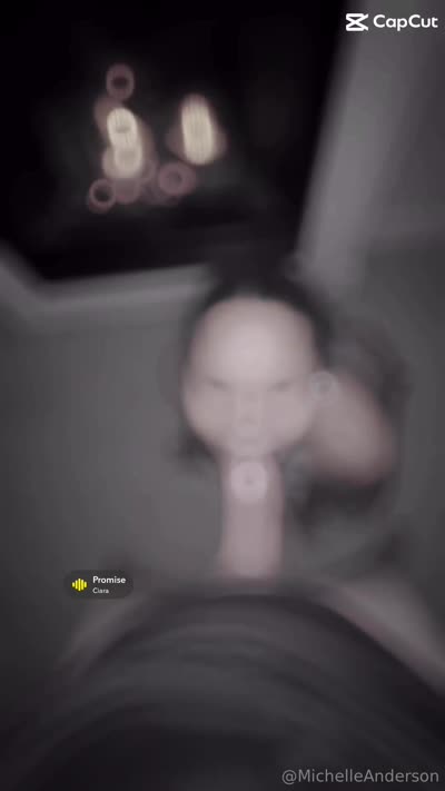 Michelleanderson POV Sucking A Big Cock