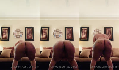 Talahia34 Shaking Her Big Ass To Tease