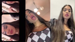 Elevator Striptease With Sexy Sironinena
