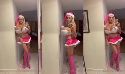Tammylh In Her Slutty Xmas Outfit