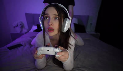 Anny Walker Fucked While Playing Game