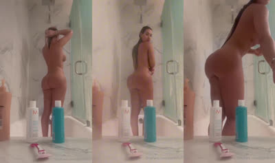 Ester Bron Twerks Her Big Ass In The Shower