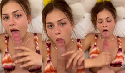 Emilauri Gives A POV Blowjob
