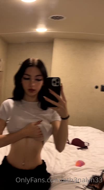 Ath3Nalyn33 Touches Her Round Titties