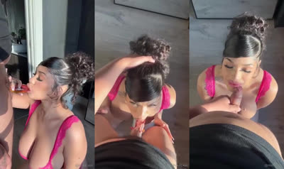 Lexi2Legit Drinks Cum After Blowjob