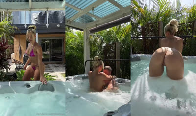 Thesashaxo Enjoys Sex In Jacuzzi