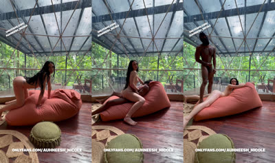 BBC Plows Auhneesh Nicole On The Beanbag