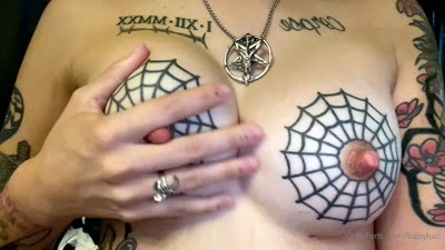 Babyluci Plays With Her Boobs