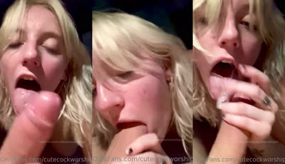 Cutecockworshipper Gives A Sloppy Head