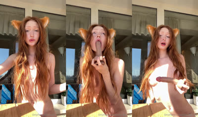 Foxy Polly_the_vip Practices Blowjob Skills