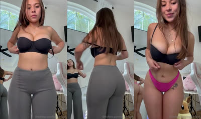 SophieRaiin Strips To Reveal Her Curves