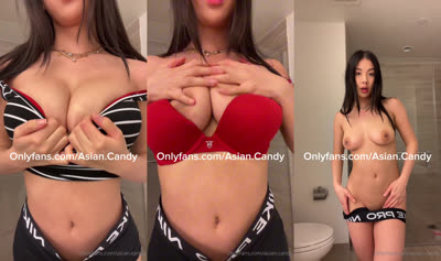 Asian Candy Takes Her Clothes Off