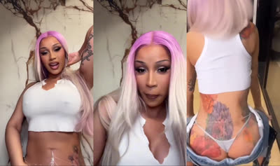 Cardi B Seduces With Big Tits And Ass