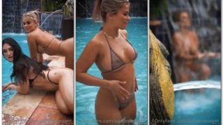 Paige VanZant’s Pool Tease