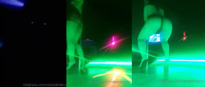 Roberta Franco Pole Dancing At A Party