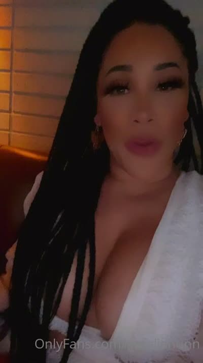 Natalie Nunn Teases Her Cleavage