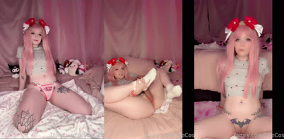 Daecosplay Churns A Dildo In Her Cunt