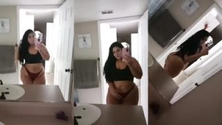 Beautybygen92 Flaunts Her Curves In The Mirror