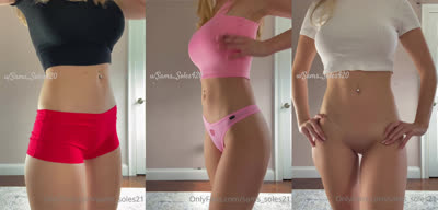 Sams_soles21 Tries On Different Sexy Clothes
