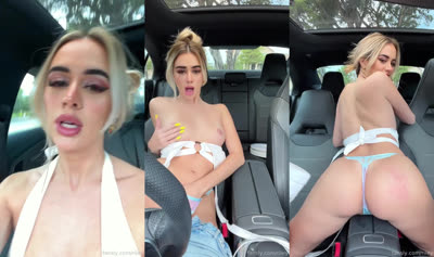 Rileyfans Stops The Car To Masturbate
