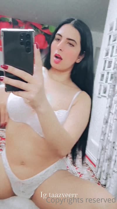 YourDreamGirrll Shows Off In White Lingerie