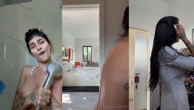 Mia Khalifa Flaunts Her Body In A GRWM Video