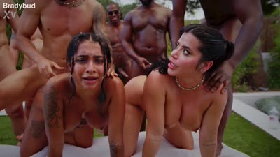 Yasmina Khan & Sara Retali’s 10-Man Gangbang