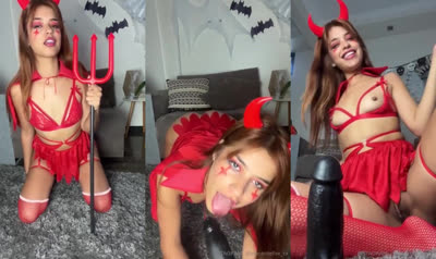 Inocente Fox Pumps Her Pussy As A Devil