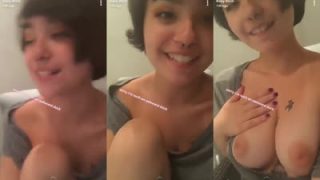 Ultraviolet Darling Shows Her Titties Off