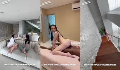 Auhneesh Nicole Bounces On A BBC