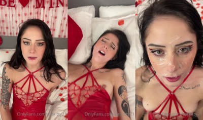 CatKitty21 Pleasures Her BF On Valentines Day