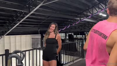 Bryce Adams Fucks Her Three Gym Buddies