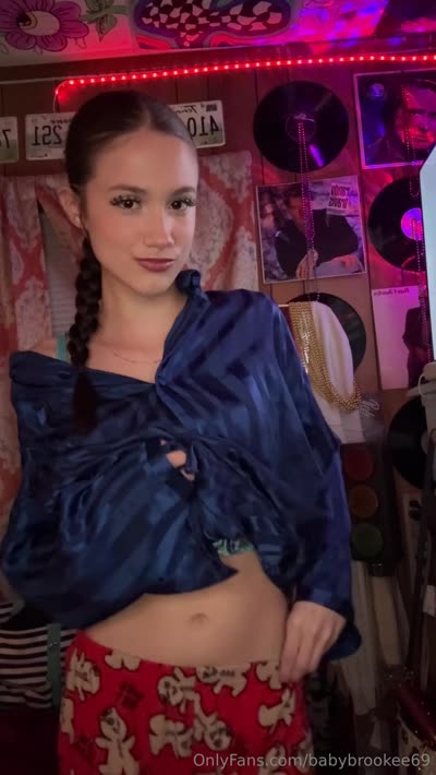 Baby Brooke Shows Her Laced Panties