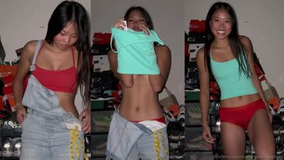 MichelleFromChina18Yes Shows Her Slim Body