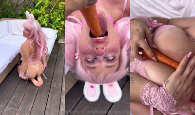 BadGalHailey.Free Gives A JOI Using A Carrot
