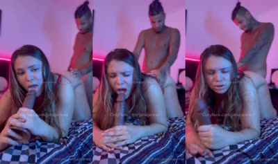 Janajenner Blows A Dildo While Getting Banged