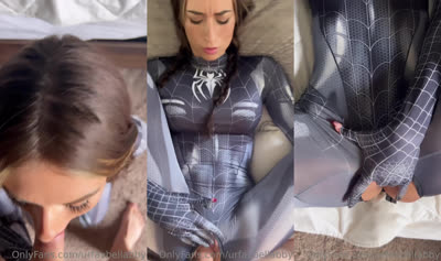 Urfavbellabby’s Spidergirl Gets Nailed And Creampied