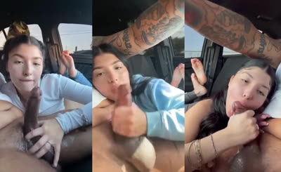 MagicPrincesss Sucks And Rides A Cock In The Car