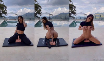 Nia Cruz Rides Her Toy Seductively