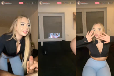 Kaiseybuun Blows Her Boyfriend’s Cock On Live