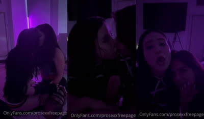 Rosie Rider Hot Threesome Sloppy BJ