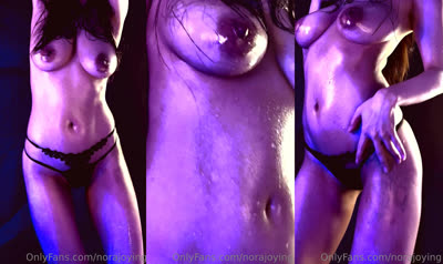 Norajoy_Official Flaunts Her Oiled Asian Body