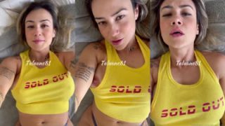 TaluaneBoom Gets Horny And Rubs Her Pussy